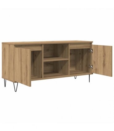 vidaXL TV Cabinet Artisan Oak 104 x 35 x 50 cm Engineered Wood — V0672041070