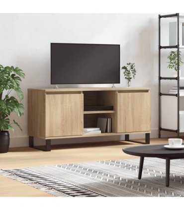 vidaXL TV Cabinet Sonoma Oak 104x35x50 cm Engineered Wood — V0672041073