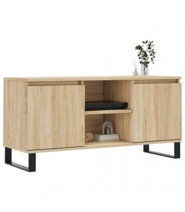 vidaXL TV Cabinet Sonoma Oak 104x35x50 cm Engineered Wood — V0672041073