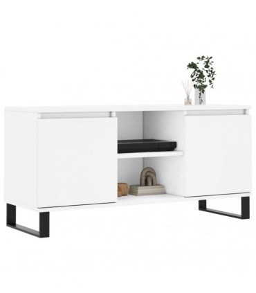 vidaXL TV Cabinet White 104x35x50 cm Engineered Wood — V0672041075