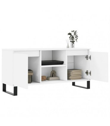 vidaXL TV Cabinet White 104x35x50 cm Engineered Wood — V0672041075