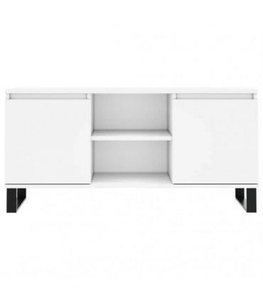 vidaXL TV Cabinet White 104x35x50 cm Engineered Wood — V0672041075