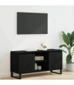 vidaXL TV Cabinet Black Oak 104 x 35 x 50 cm Engineered Wood — V0672041077