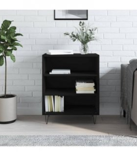 vidaXL Sideboard Black 57x35x70 cm Engineered Wood — V0672041095