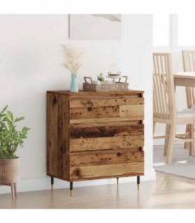 vidaXL Sideboard with Drawer Old Wood 60 x 35 x 70 cm Engineered Wood — V0672041104