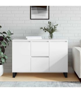 vidaXL Sideboard White 101.5x35x70 cm Engineered Wood — V0672041144