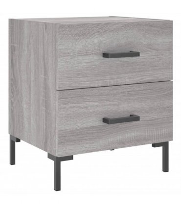 vidaXL Bedside Cabinet Grey Sonoma 40x35x47.5 cm Engineered Wood — V0672041203