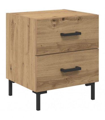 vidaXL Bedside Cabinet Artisan Oak 40 x 35 x 47.5 cm Engineered Wood — V0672041209