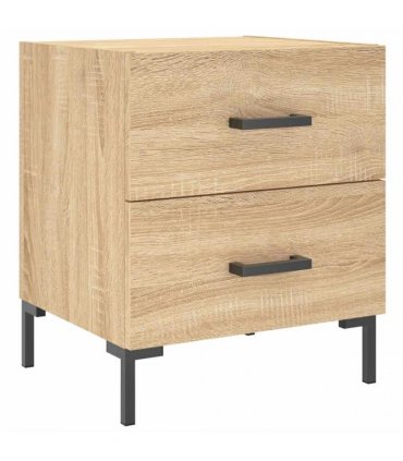 vidaXL Bedside Cabinets 2 pcs Sonoma Oak 40x35x47.5 cm Engineered Wood — V0672041212