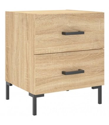 vidaXL Bedside Cabinet Sonoma Oak 40x35x47.5 cm Engineered Wood — V0672041215
