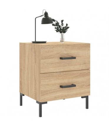 vidaXL Bedside Cabinet Sonoma Oak 40x35x47.5 cm Engineered Wood — V0672041215
