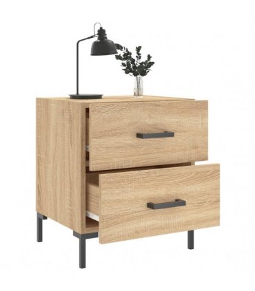 vidaXL Bedside Cabinet Sonoma Oak 40x35x47.5 cm Engineered Wood — V0672041215