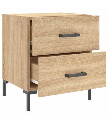 vidaXL Bedside Cabinet Sonoma Oak 40x35x47.5 cm Engineered Wood — V0672041215