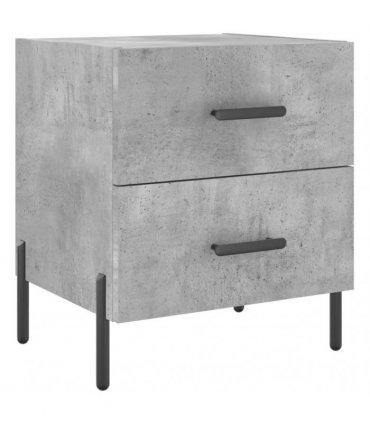 vidaXL Bedside Cabinet Concrete Grey 40x35x47.5 cm Engineered Wood — V0672041222