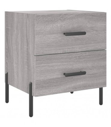 vidaXL Bedside Cabinet Grey Sonoma 40x35x47.5 cm Engineered Wood — V0672041225