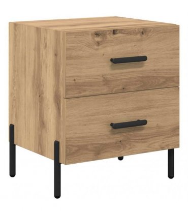 vidaXL Bedside Cabinet Artisan Oak 40 x 35 x 47.5 cm Engineered Wood — V0672041232