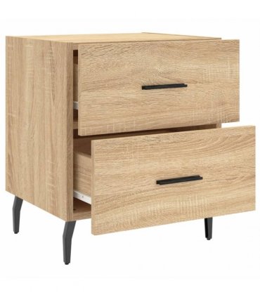 vidaXL Bedside Cabinet Sonoma Oak 40x35x47.5 cm Engineered Wood — V0672041241