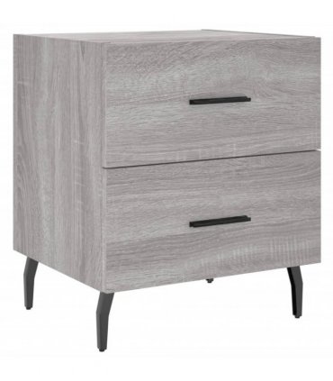 vidaXL Bedside Cabinet Grey Sonoma 40x35x47.5 cm Engineered Wood — V0672041243