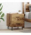 vidaXL Bedside Cabinet Old Wood 40 x 35 x 47.5 cm Engineered Wood — V0672041248