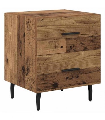 vidaXL Bedside Cabinet Old Wood 40 x 35 x 47.5 cm Engineered Wood — V0672041248