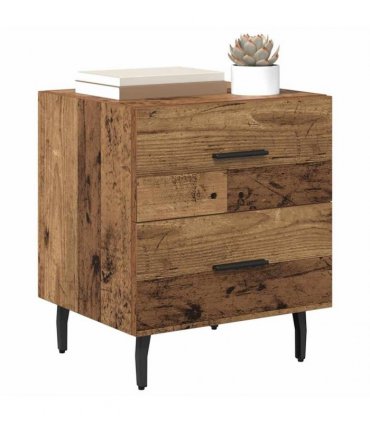 vidaXL Bedside Cabinet Old Wood 40 x 35 x 47.5 cm Engineered Wood — V0672041248