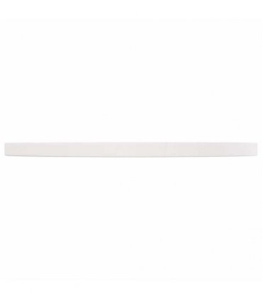 vidaXL Table Top Round White Ø60x3 cm Solid Wood Pine — Size: 60 x 3 cm