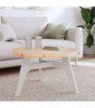 vidaXL Table Top Round Ø70x3 cm Solid Wood Pine — Colour: natural, Size: 70 x 3 cm