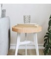 vidaXL Table Top Round Ø30x3 cm Solid Wood Pine — Colour: natural, Size: 30 x 3 cm