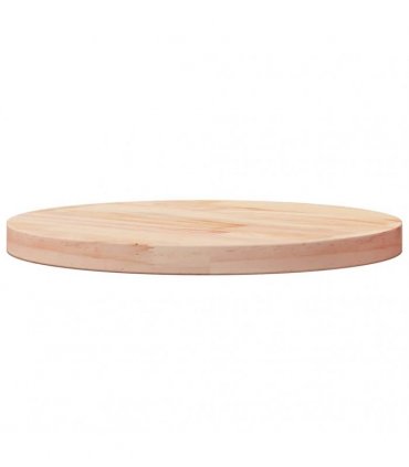 vidaXL Table Top Round Ø40x3 cm Solid Wood Pine — Colour: natural, Size: 40 x 3 cm