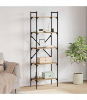 vidaXL Bookcase Artisan Oak 56 x 32 x 174 cm Engineered Wood