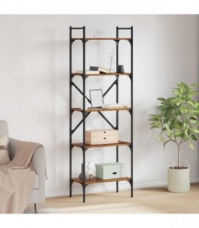 vidaXL Bookcase Old Wood 56 x 32 x 174 cm Engineered Wood