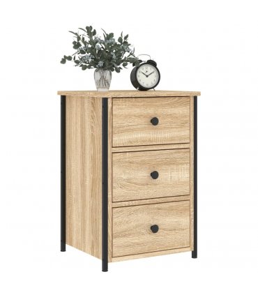 vidaXL Bedside Cabinets 2 pcs Sonoma Oak 40x36x60 cm Engineered Wood