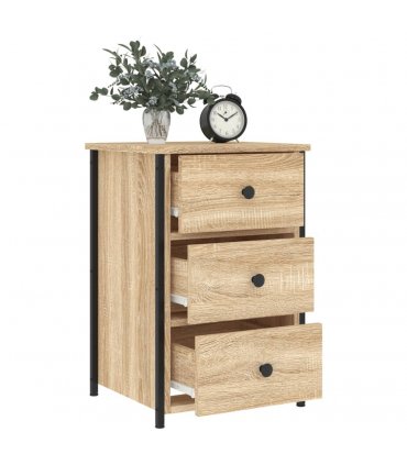 vidaXL Bedside Cabinets 2 pcs Sonoma Oak 40x36x60 cm Engineered Wood