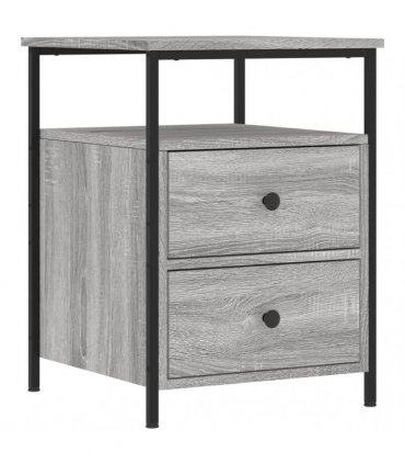 vidaXL Bedside Cabinets 2 pcs Grey Sonoma 44x45x60 cm Engineered Wood