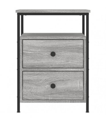 vidaXL Bedside Cabinets 2 pcs Grey Sonoma 44x45x60 cm Engineered Wood