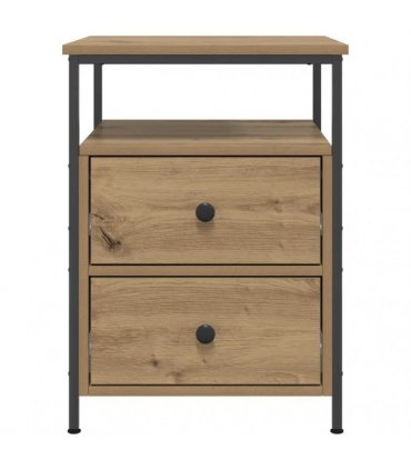 vidaXL Bedside Cabinets 2 pcs Artisan Oak 44x45x60 cm Engineered Wood