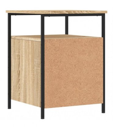 vidaXL Bedside Cabinet Sonoma Oak 44x45x60 cm Engineered Wood