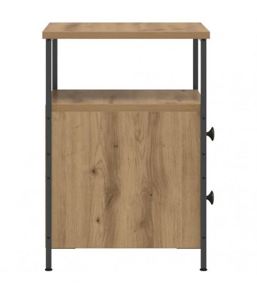 vidaXL Bedside Cabinet Artisan Oak 34x35.5x50 cm Engineered Wood