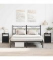 vidaXL Bedside Cabinets 2 pcs Black Oak 34x35.5x50 cm Engineered Wood