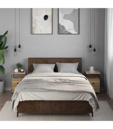 vidaXL Bedside Cabinets 2 pcs Artisan Oak 34x35.5x50 cm Engineered Wood