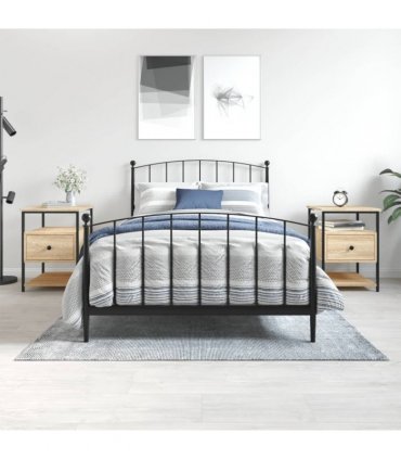 vidaXL Bedside Cabinets 2 pcs Sonoma Oak 40x42x56 cm Engineered Wood