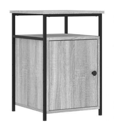vidaXL Bedside Cabinet Grey Sonoma 40x42x60 cm Engineered Wood — V0672041908