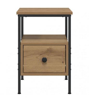 vidaXL Bedside Cabinets 2 pcs Artisan Oak 34x36x50 cm Engineered Wood