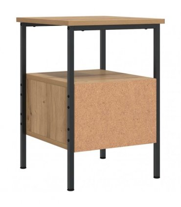 vidaXL Bedside Cabinet Artisan Oak 34x36x50 cm Engineered Wood