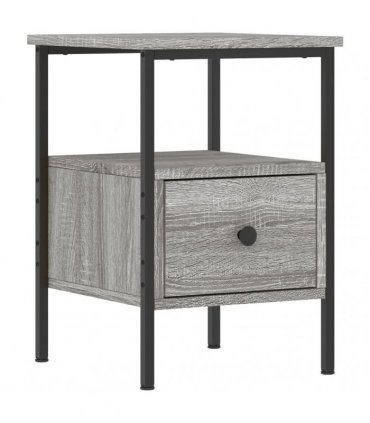 vidaXL Bedside Cabinets 2 pcs Grey Sonoma 34x36x50 cm Engineered Wood