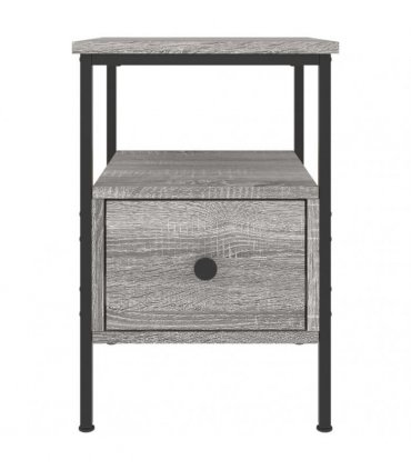 vidaXL Bedside Cabinets 2 pcs Grey Sonoma 34x36x50 cm Engineered Wood
