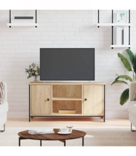 vidaXL TV Cabinet Sonoma Oak 100x40x50 cm Engineered Wood