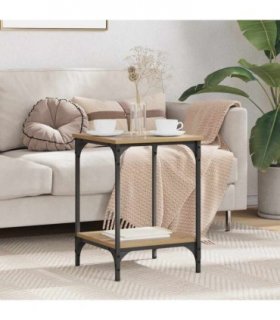 vidaXL Coffee Table Artisan Oak 40 x 40 x 55 cm Engineered Wood