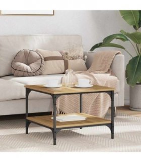 vidaXL Coffee Table Artisan Oak 55 x 55 x 40 cm Engineered Wood