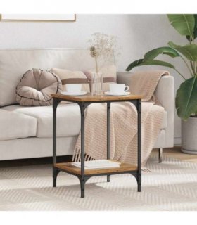 vidaXL Coffee Table Old Wood 40 x 40 x 55 cm Engineered Wood
